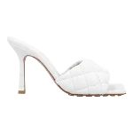 White Leather Bottega Veneta Sandals