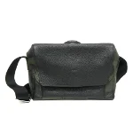 Black Leather Coach Shoulder Bag