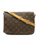 Brown Canvas Louis Vuitton Musette Tango