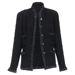 Black Wool Chanel Jacket