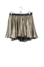 Gold Fabric Saint Laurent Skirt