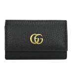 Black Leather Gucci Key Case