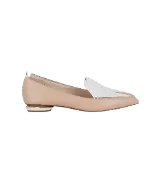 Nude Leather Nicholas Kirkwood Flats