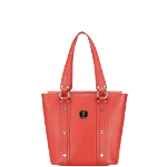 Red Leather MCM Handbag