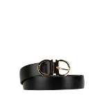 Black Leather Salvatore Ferragamo Belt