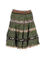 Green Plastic Jean Paul Gaultier Skirt