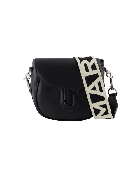 Black Leather Marc Jacobs Shoulder Bag