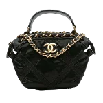 Black Nylon Chanel Handbag