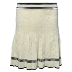 White Fabric Sandro Skirt