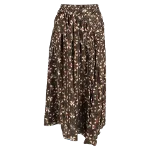 Brown Silk Ulla Johnson Skirt