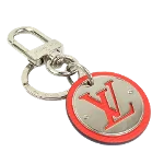 Silver Metal Louis Vuitton Key Chain