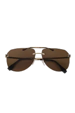 Brown Plastic Fendi Sunglasses