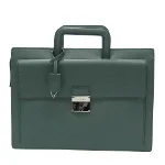 Green Leather Dolce & Gabbana Briefcase
