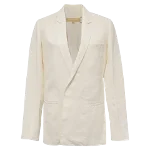 White Fabric Micheal Kors Blazer