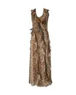Brown Silk Diane Von Furstenberg Dress
