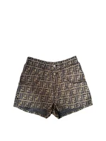 Brown Polyester Fendi Shorts