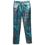 Multicolor Fabric Maje Pants