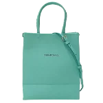 Blue Leather Tiffany & Co. Handbag