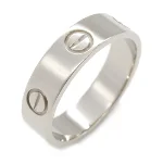 Silver White Gold Cartier Ring