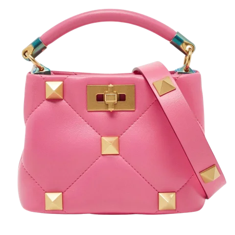 Pink Leather Valentino Tote