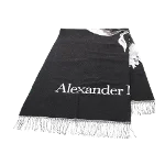 Black Canvas Alexander McQueen Scarf