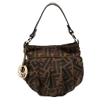 Brown Canvas Fendi Handbag