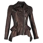 Brown Leather Alexander McQueen Jacket