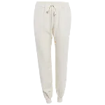 White Fabric Valentino Pants