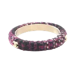 Purple Metal Chanel Ring