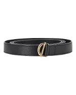 Black Leather Chloé Belt