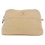 Beige Canvas Hermès Bolide