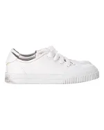 White Leather Loro Piana Sneakers