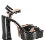 Black Leather Marc Jacobs Sandals