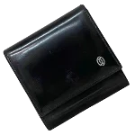 Black Leather Cartier Wallet