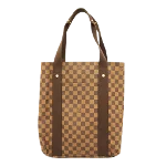 Brown Fabric Louis Vuitton Tote 