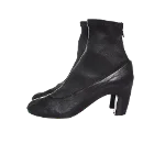 Black Leather Maison Margiela Boots