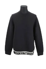Black Polyester Armani Sweater