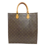 Brown Canvas Louis Vuitton Sac Plat