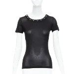 Black Silk Dior Top