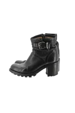 Black Leather Free lance Boots