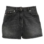 Black Denim Valentino Shorts