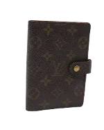 Brown Canvas Louis Vuitton Agenda