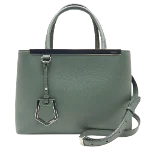 Green Leather Fendi Handbag