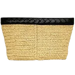 Beige Fabric Bottega Veneta Clutch