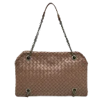 Brown Leather Bottega Veneta Shoulder Bag