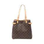 Brown Leather Louis Vuitton Batignolles