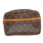 Brown Fabric Louis Vuitton Compiegne