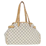 White Canvas Louis Vuitton Batignolles