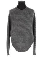 Grey Wool Maje Sweater