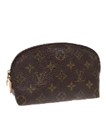 Brown Canvas Louis Vuitton Cosmetic Pouch